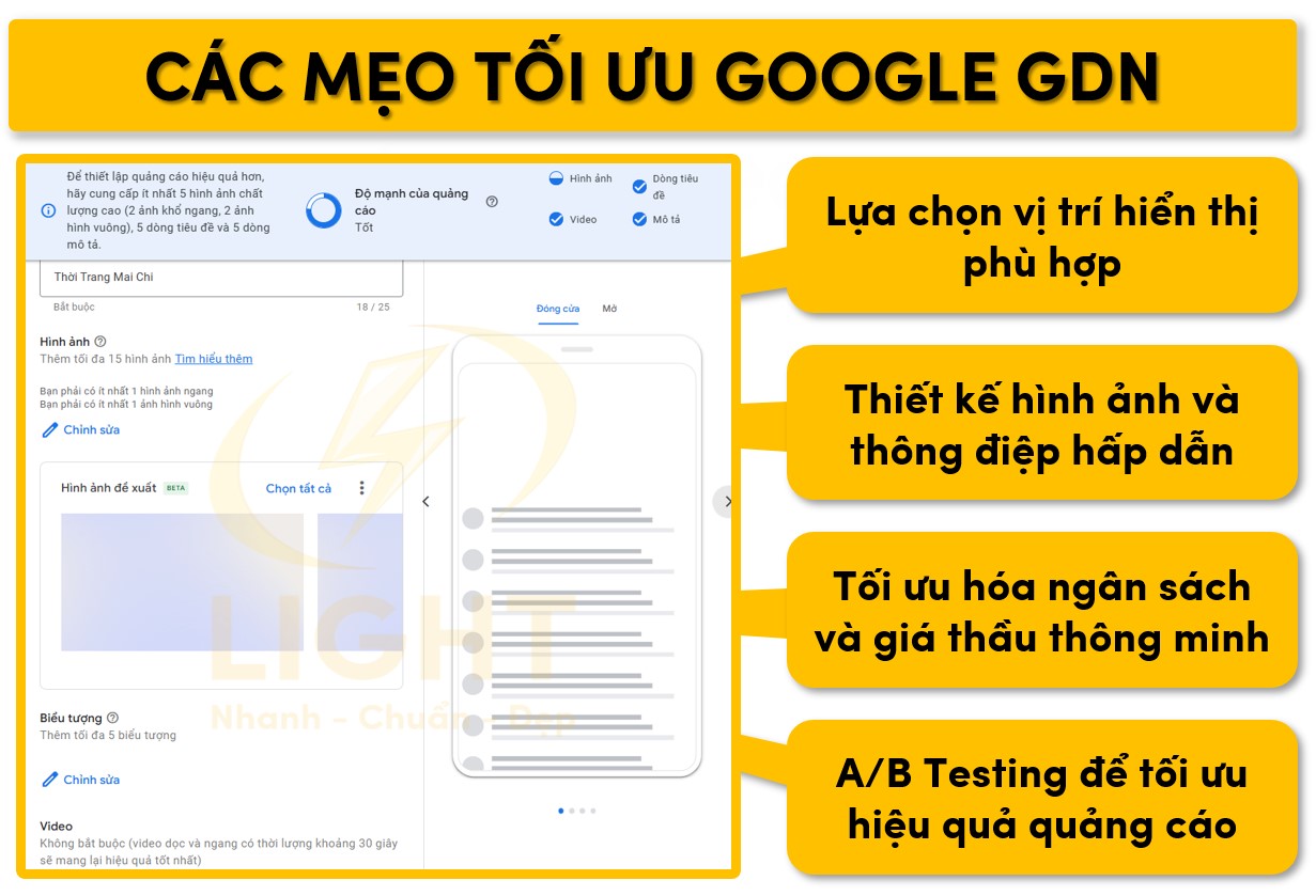 Một số cách tối ưu Google GDN