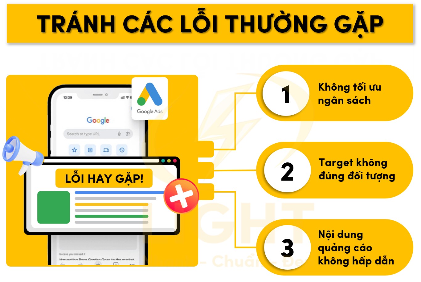 Hạn chế các lỗi thường gặp khi chạy Google Ads