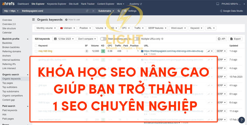 Khóa học gồm những gì?