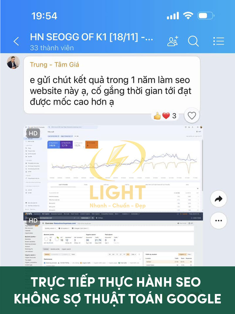 Học SEO uy tín tại LIGHT