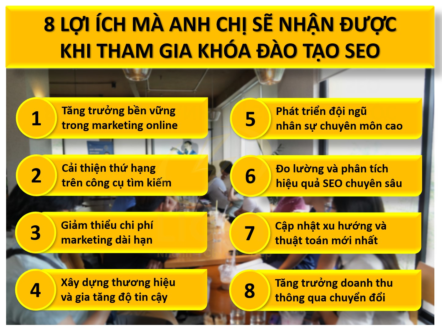 Lợi ích mà doanh nghiệp anh/chị sẽ nhận được khi tham gia đào tạo SEO của chúng tôi
