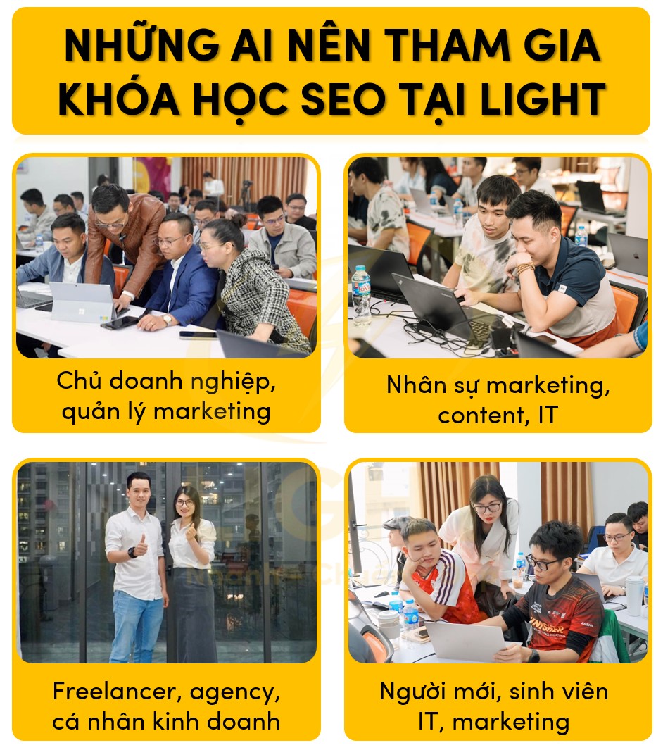 Những ai nên tham gia khóa học SEO tại Light