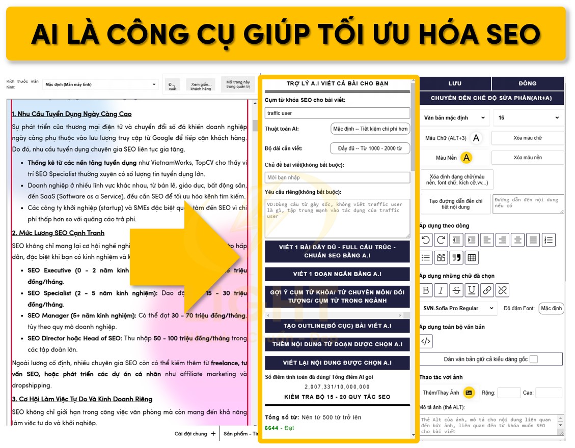 Công cụ AI giúp tối ưu hóa SEO