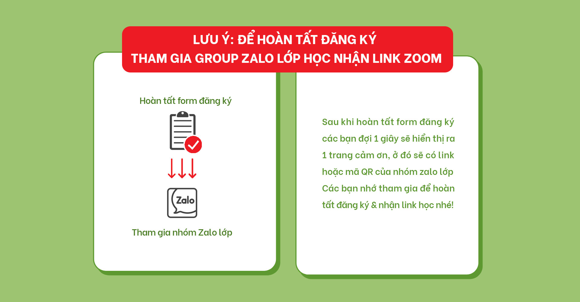 Đăng ký học như thế nào?