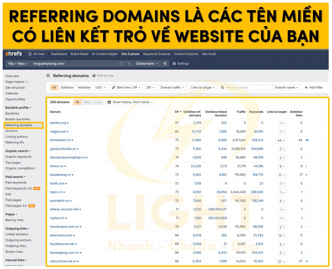 Referring Domains Là Gì? Khái Niệm, Ý Nghĩa &amp; Tác Động Của Referring Domains Trong SEO Chi Tiết