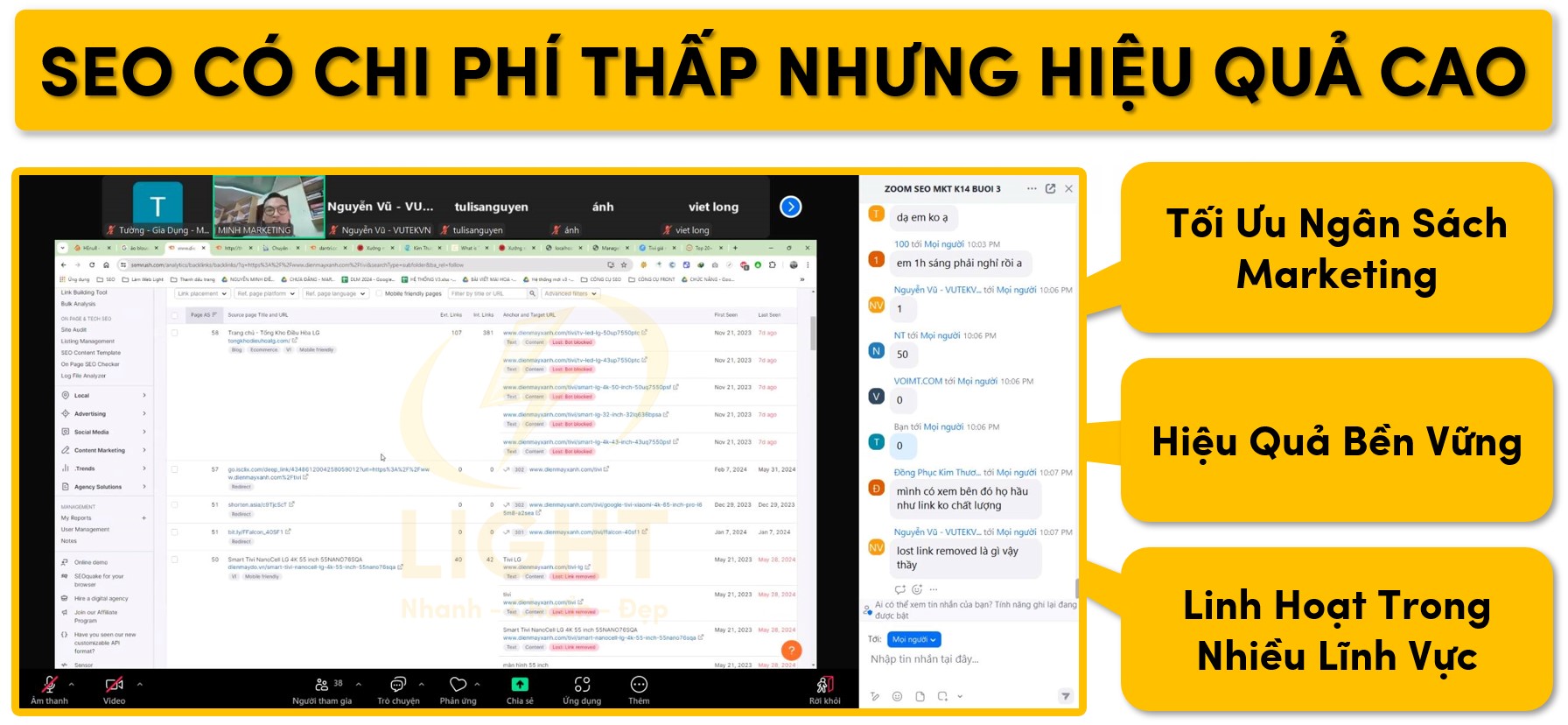 SEO chi phí thấp nhưng đem lại tác động cao