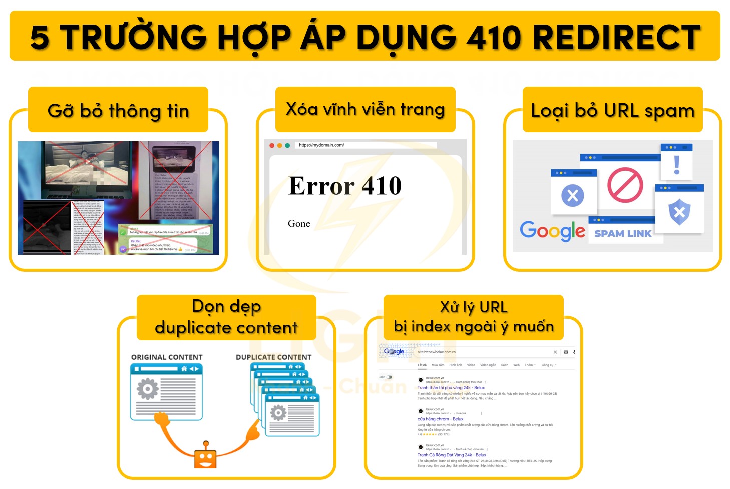 5 trường hợp áp dụng 410 redirect