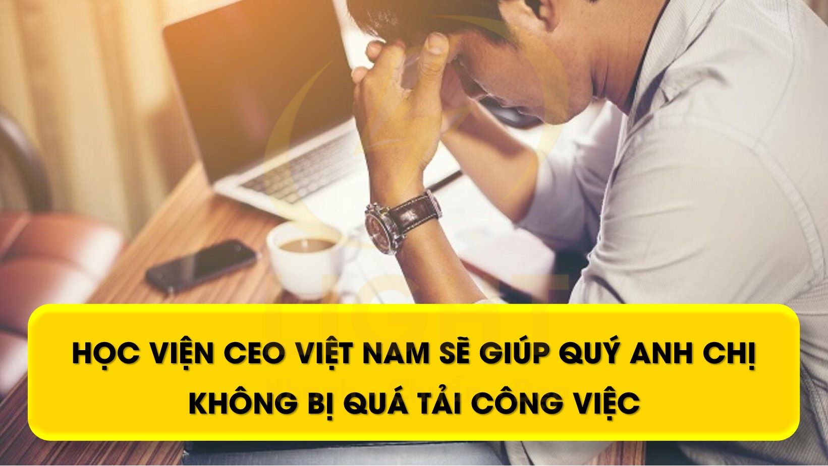 Học viện CEO Việt Nam sẽ giúp quý anh chị không bị quá tải công việc