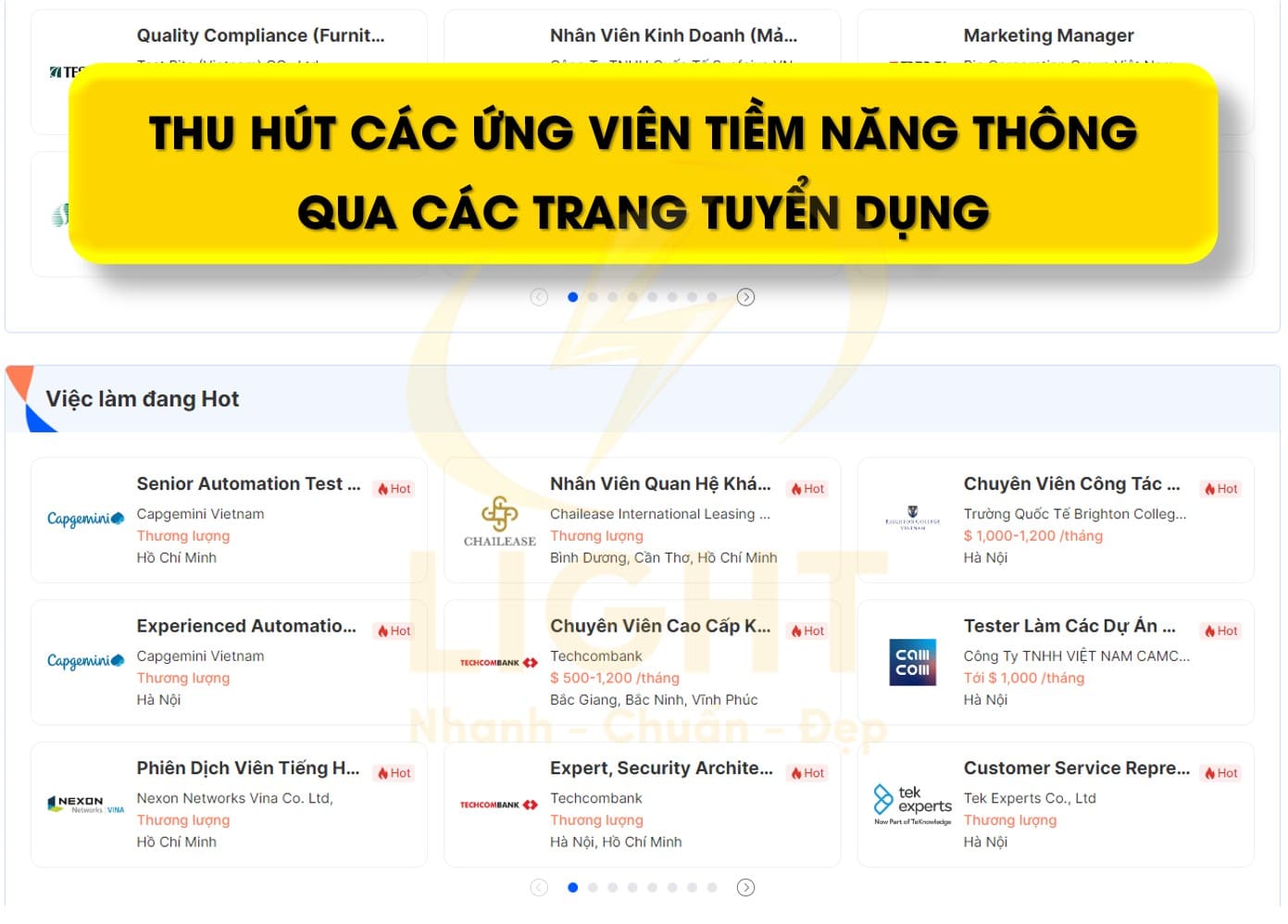 Thu hút các ứng viên tiềm năng trong quản lý