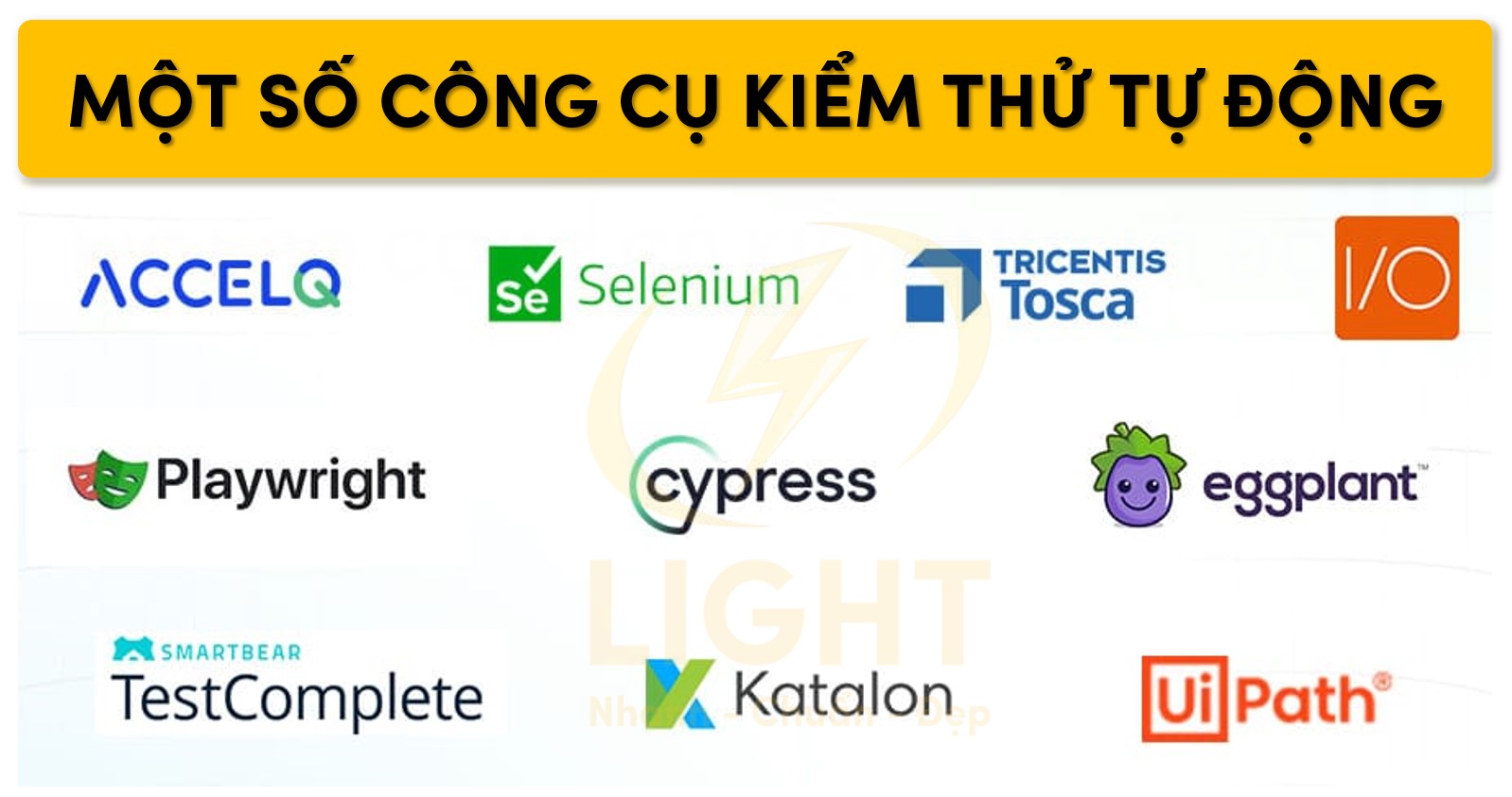Một số công cụ kiểm thử tự động