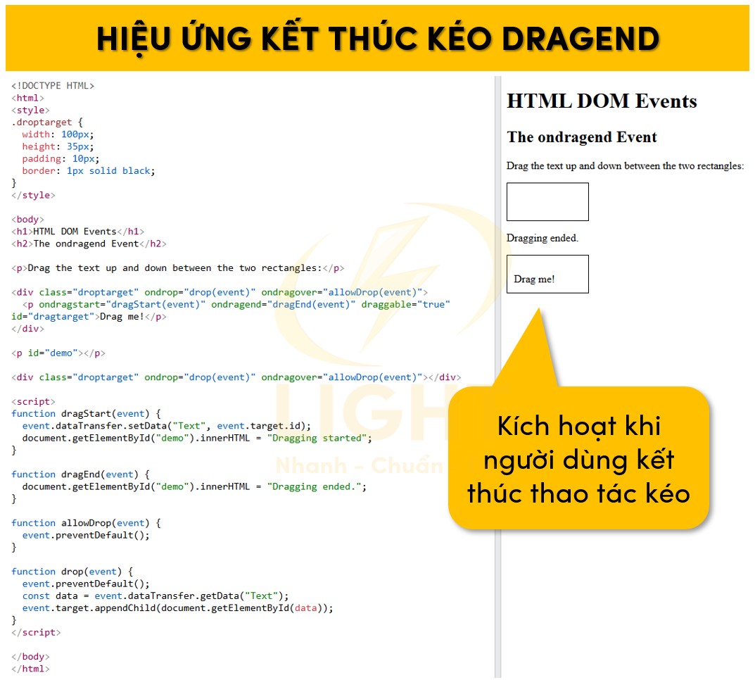 Sự kiện dragend