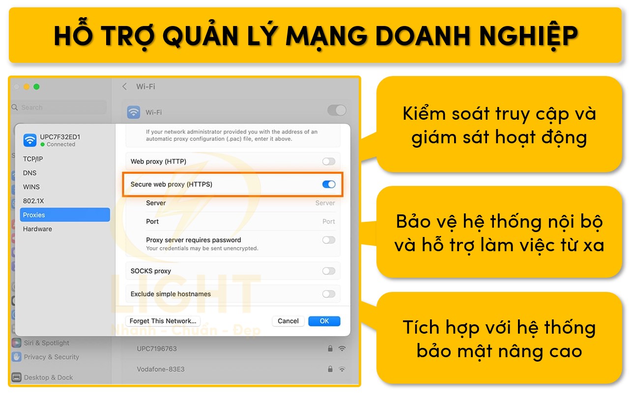 Proxy giúp quản lý mạng doanh nghiệp