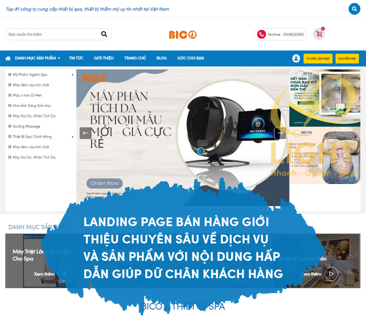 Landingapge bán hàng sẽ giúp giữ chân khách hàng