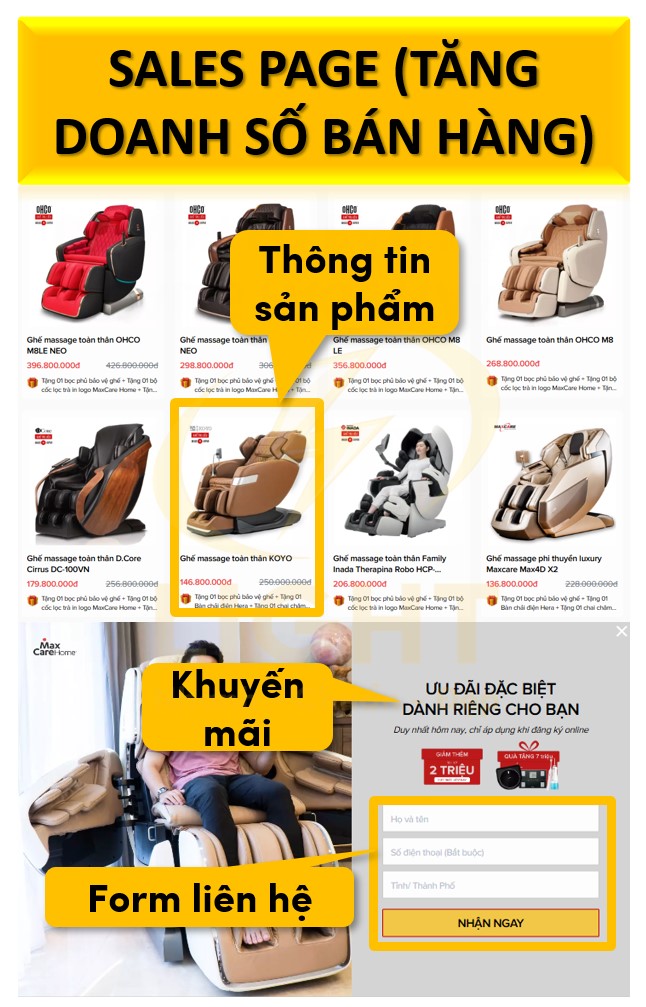 Sales Page (Tăng Doanh Số Bán Hàng)