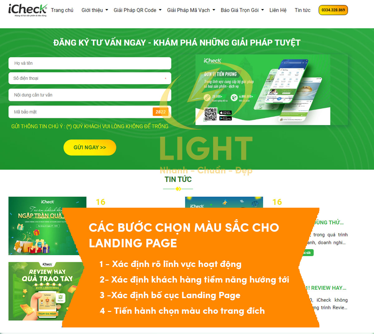 Landing Page quà tết thể hiện rõ không khí nhộn nhịp, ấm cúng ngày Tết với tông màu đỏ