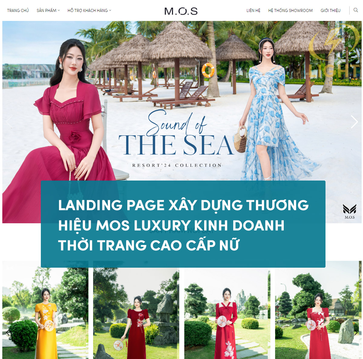 Hoàng Hà Mobile sử dụng đồ hoạ, màu sắc trong Landing Page dịp lễ Noel