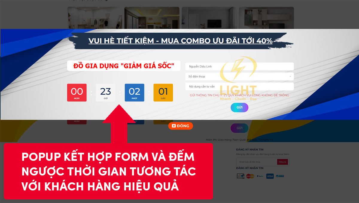 Lý do nhiều doanh nghiệp ưu tiên cài đặt popup trên Landing Page