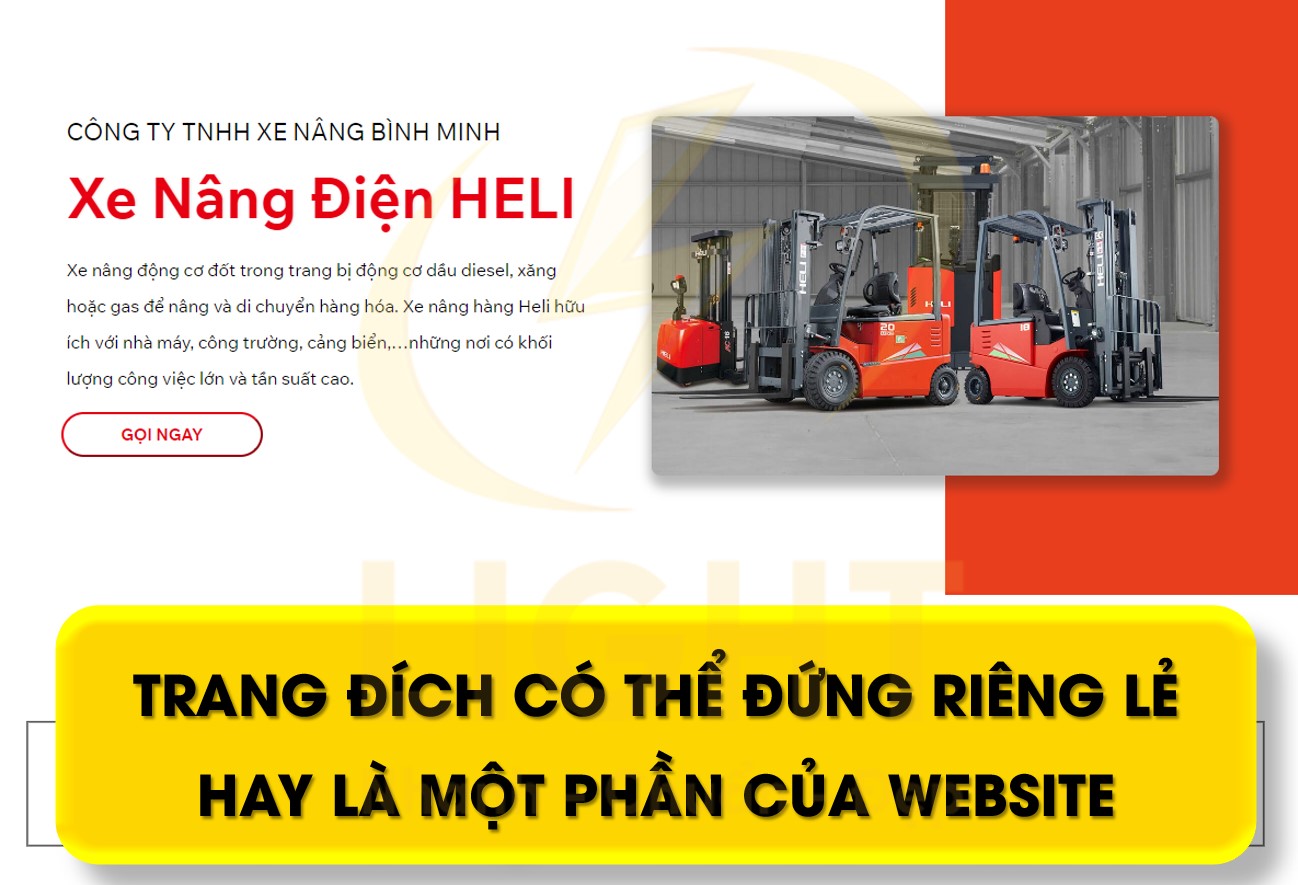 Hình ảnh minh họa xây dựng landing page