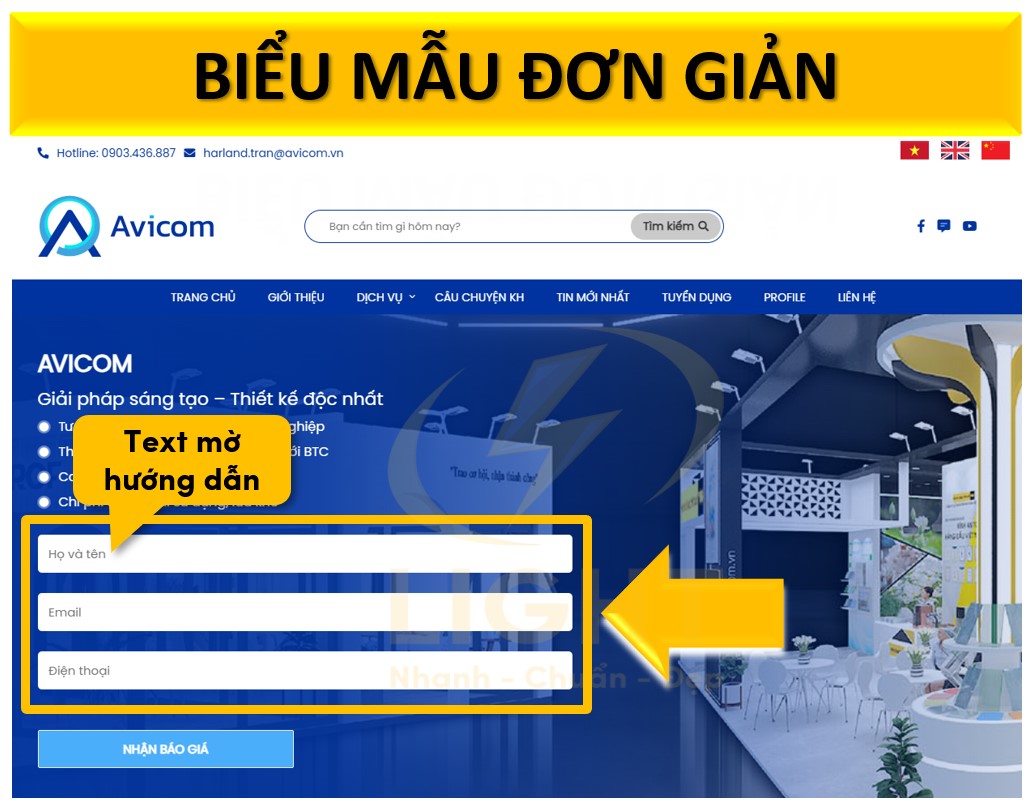 Biểu mẫu đơn giản