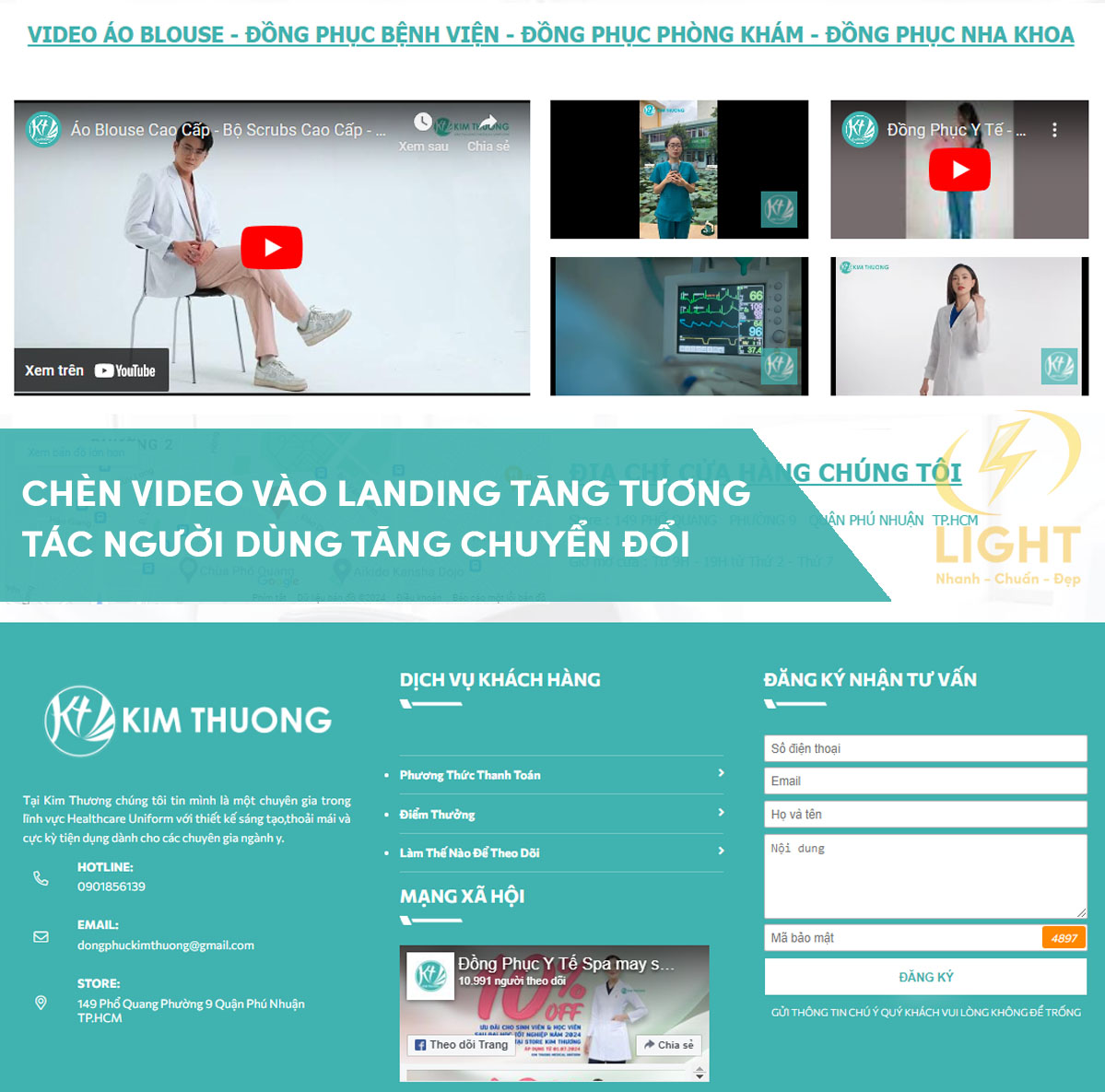 Form đăng ký cồng kềnh sẽ khiến Landing Page của bạn có tỷ lệ chuyển đổi thấp