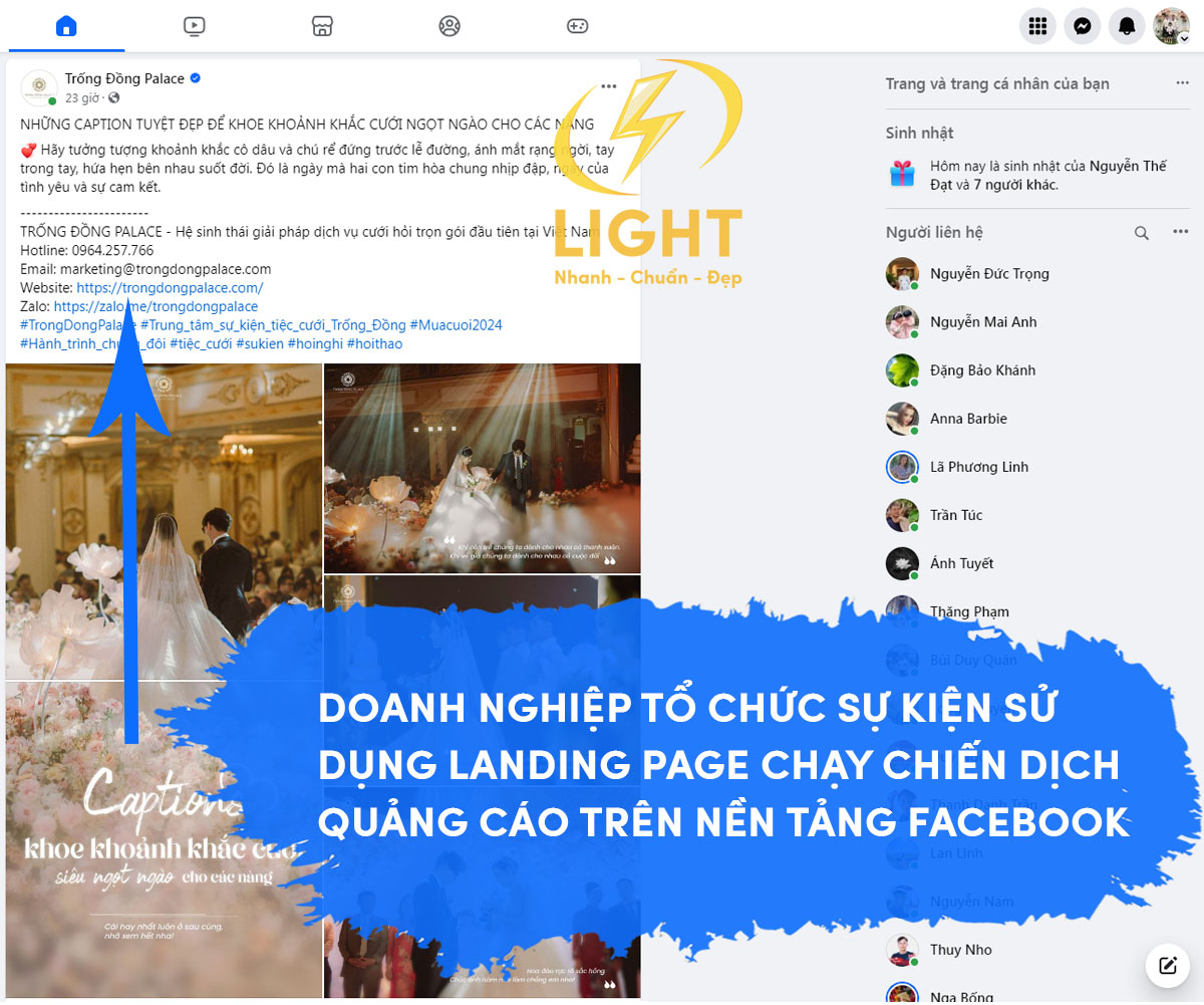 Hướng dẫn cách sử dụng Landing Page trong chiến dịch quảng cáo Facebook Ads