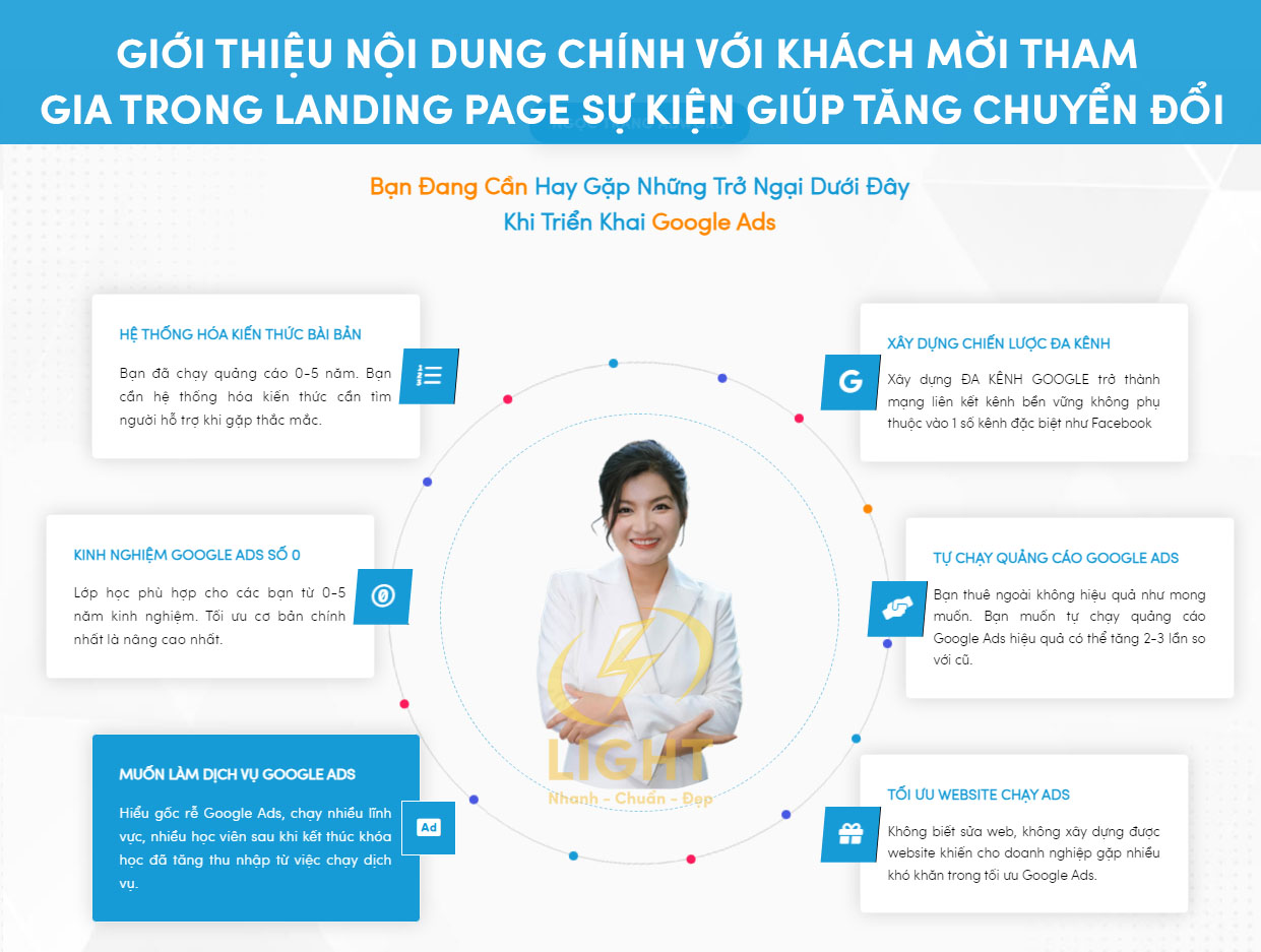 Tối đa hóa chuyển đổi trên landingpage cho sự kiện