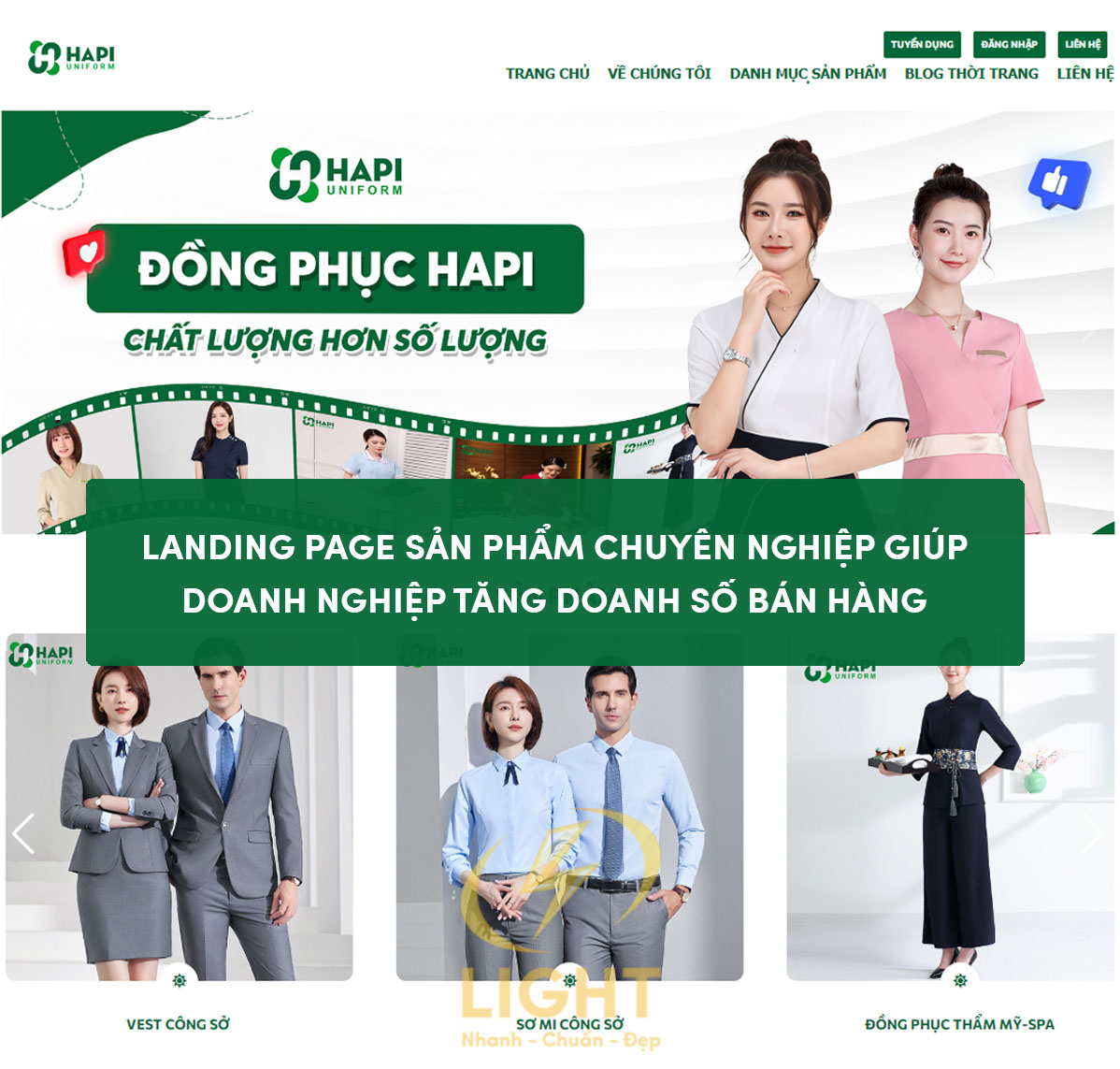 Tiêu đề landing hấp dẫn