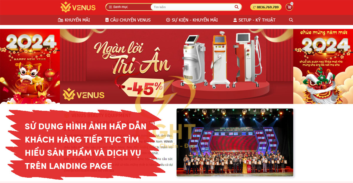 Landing Page Tâm An Lạc Tiên được tối ưu SEO Onpage chuyên nghiệp