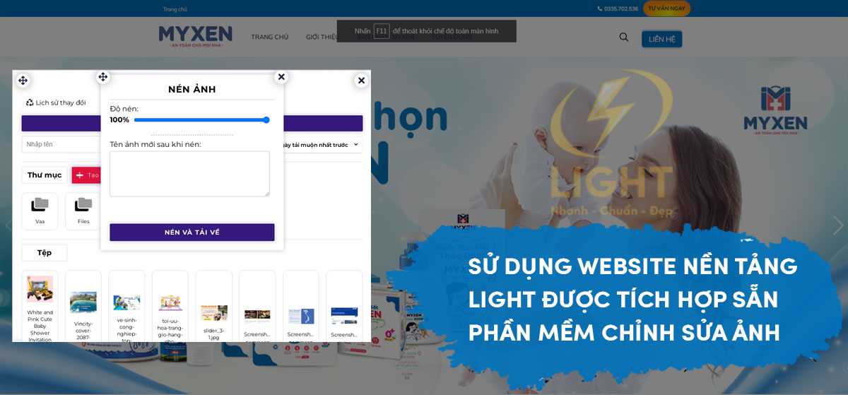 Landing Page bán sản phẩm collagen dùng ảnh trong suốt đuôi PNG