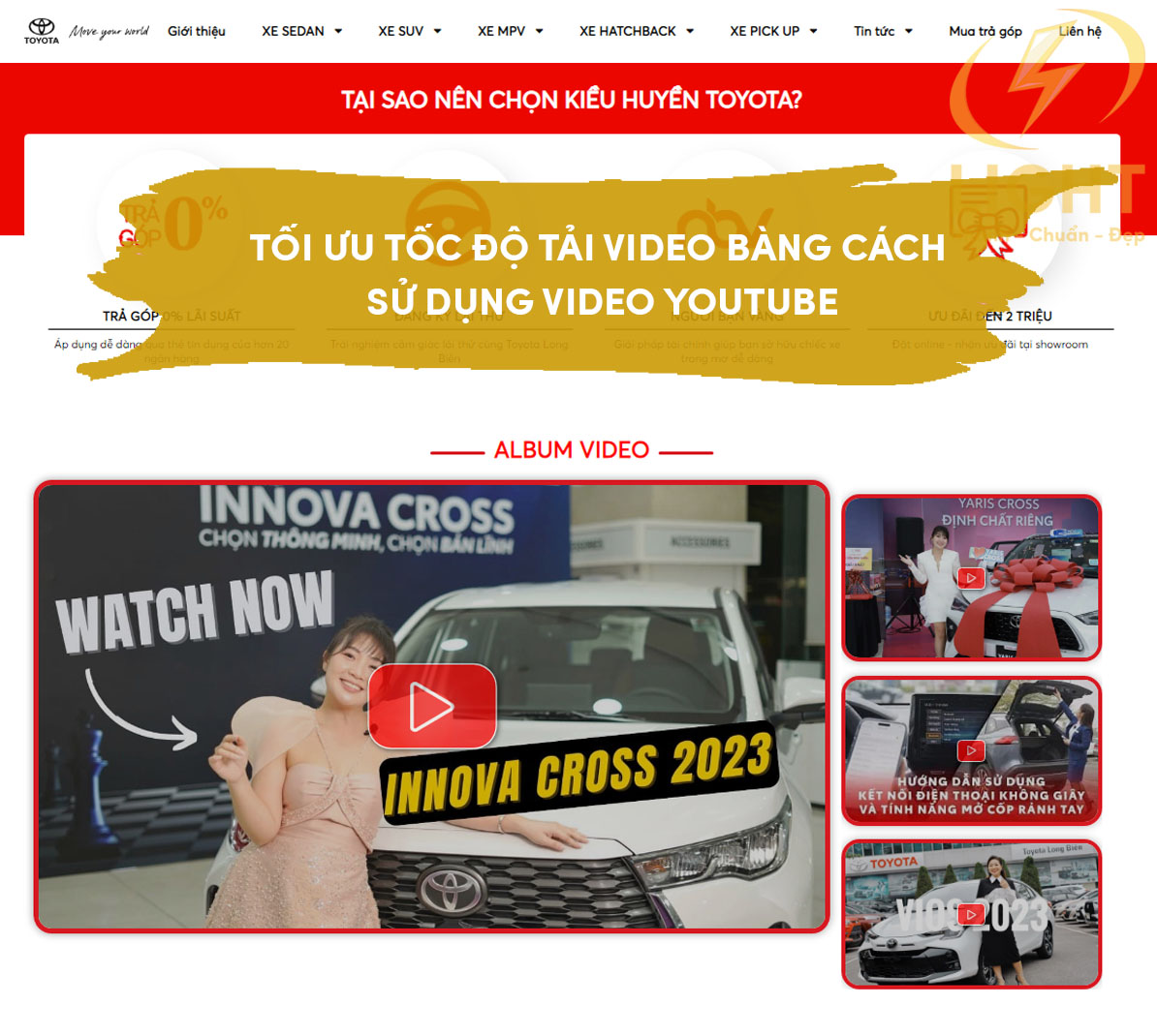 Landing Page sự kiện mở khoá Tiktok 2024 có tên miền riêng giúp tốc độ load trang nhanh