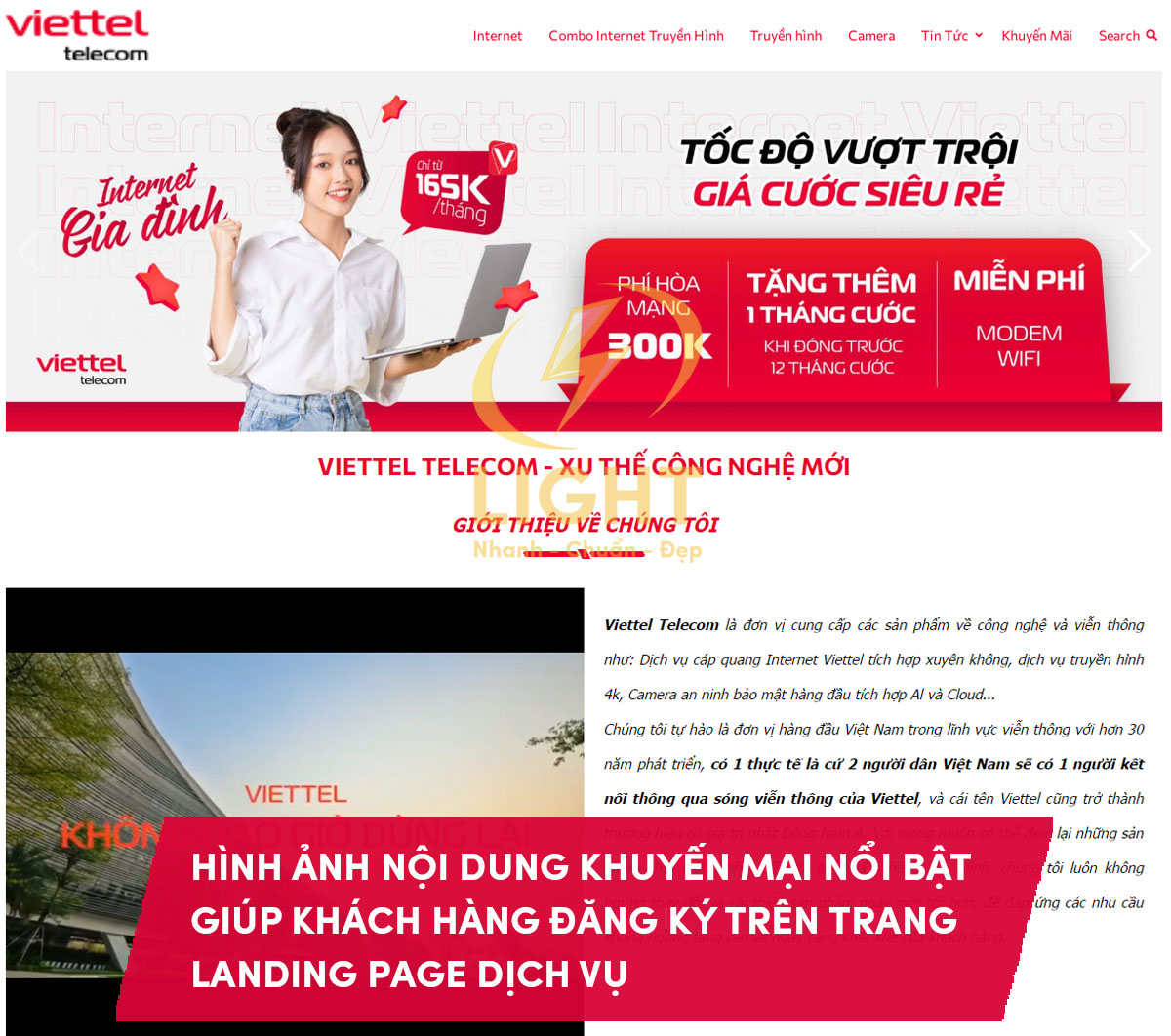 Mẫu quảng cáo trên Facebook cho landing page