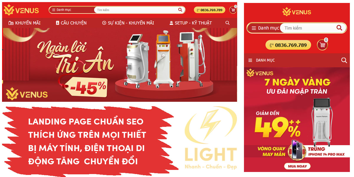 Landing Page hoạt huyết an thần VIMOS truyền tải rõ đặc điểm, lợi ích nổi bật sản phẩm