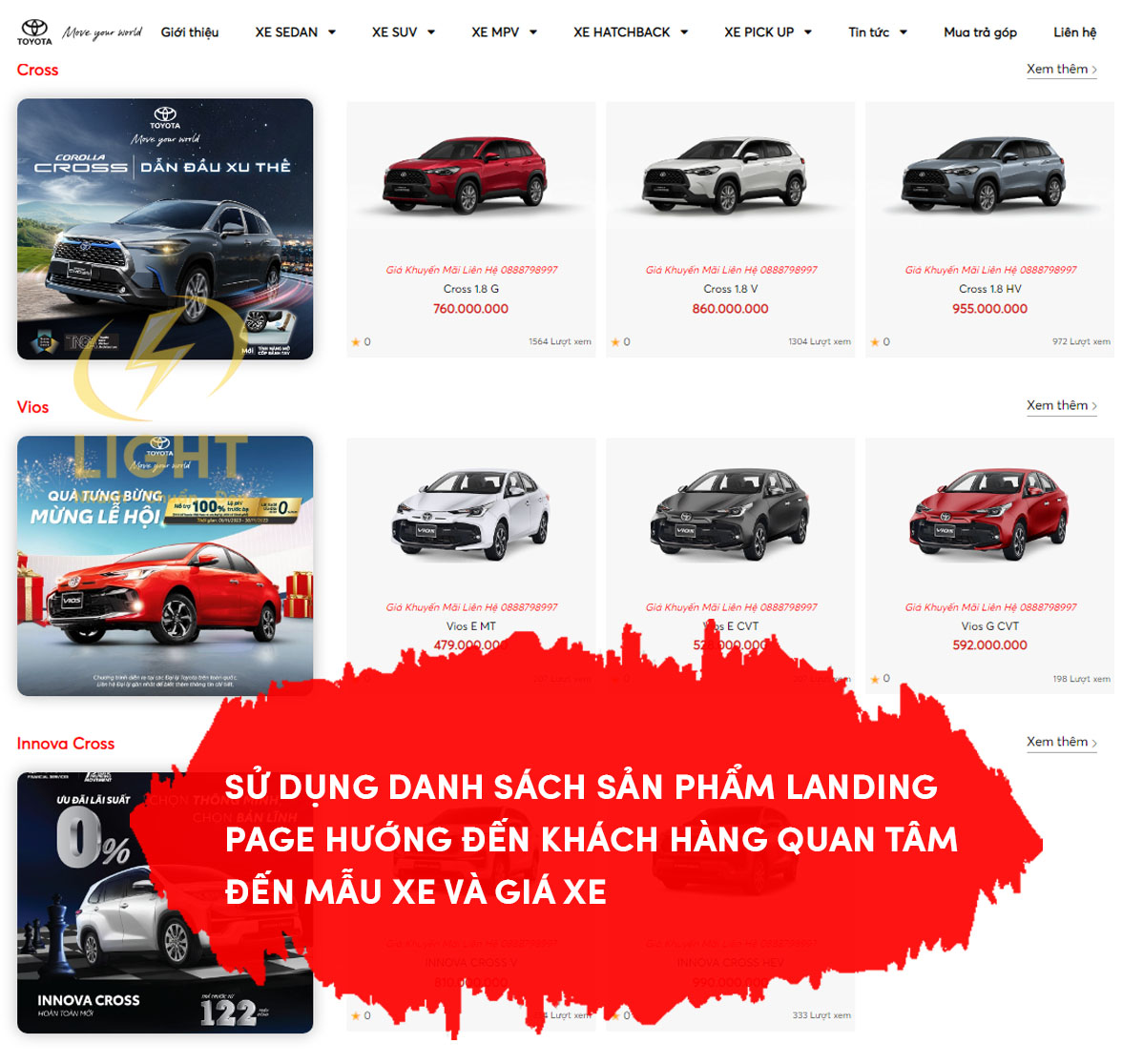 Landing Page tối ưu SEO hướng đúng khách hàng mục tiêu