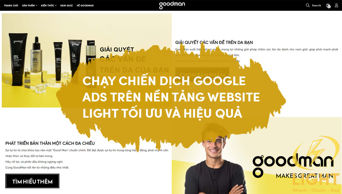 Thiết kế Landing Page free cho chiến dịch quảng cáo Google Ads với công cụ Ladipage