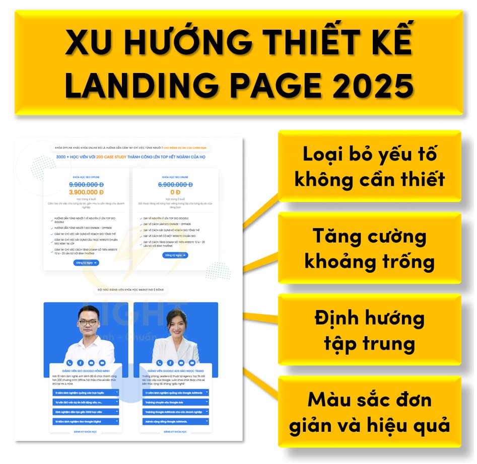 Xu Hướng Thiết Kế Landing Page 2025