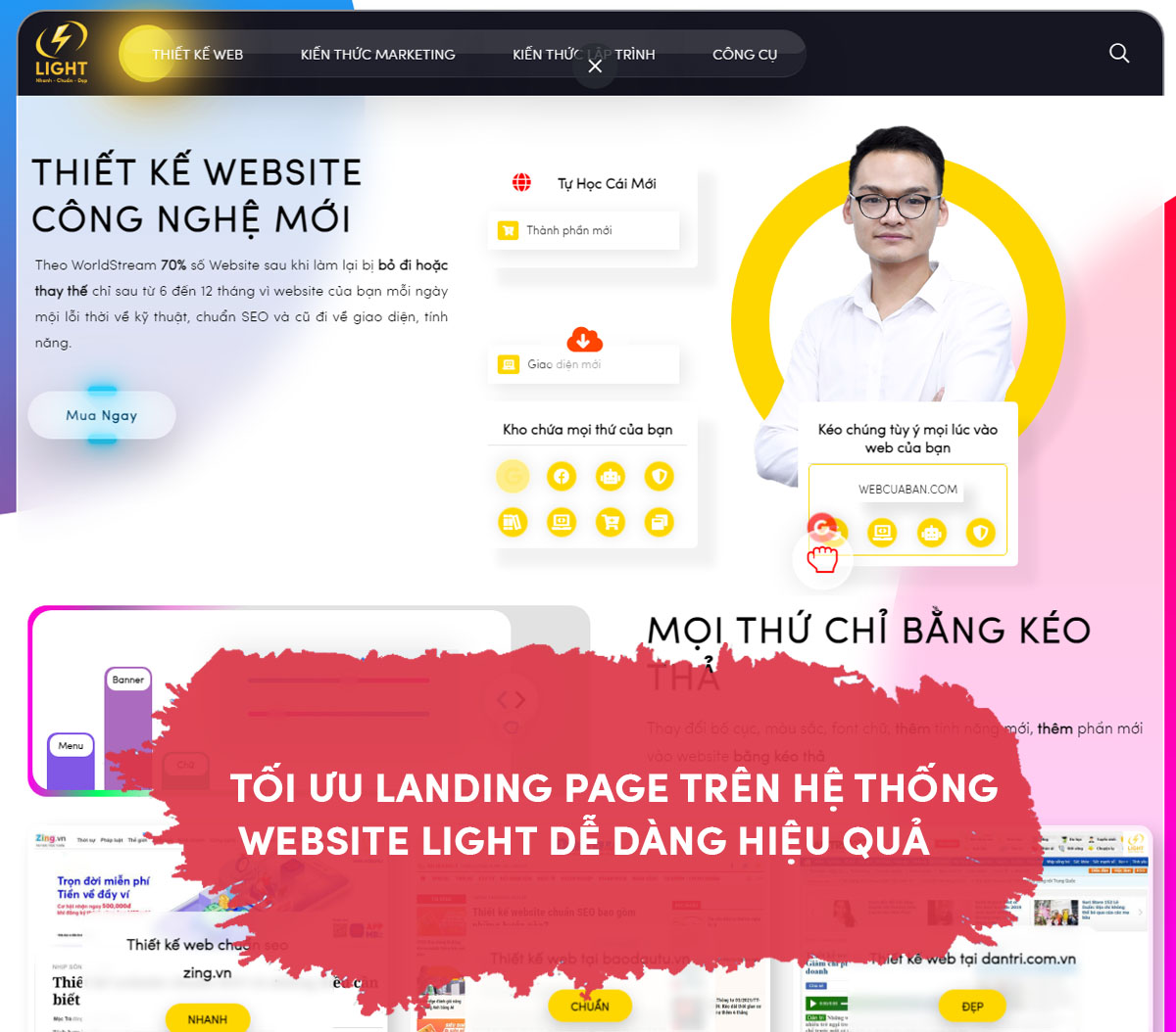 Ninosun cài đặt sẵn chế độ gọi vào số điện thoại đính kèm trên Landing Page giúp thuận tiện liên lạc hơn