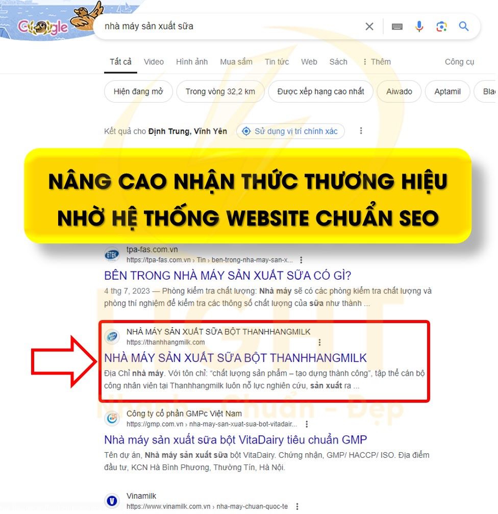 Sử dụng landing page giúp nhận biết thương hiệu dễ dàng