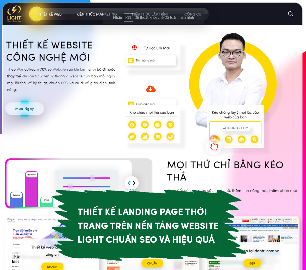 Landing page là nơi tốt để tạo chuyển đổi