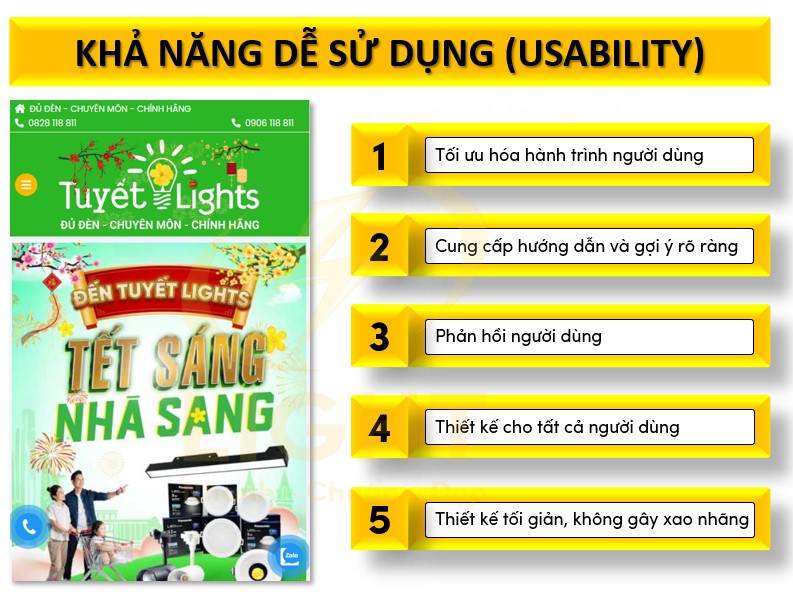 Khả năng dễ sử dụng (Usability)