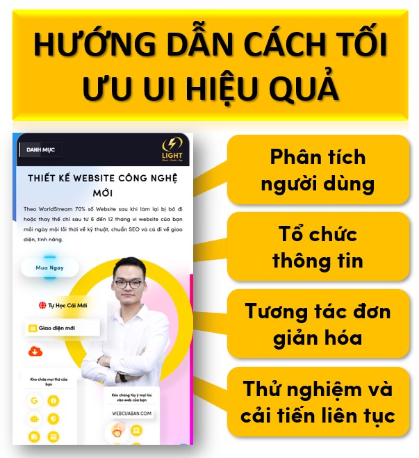 Hướng dẫn cách tối ưu UI hiệu quả