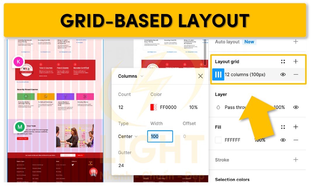 Sử dụng Grid layout trong Figma
