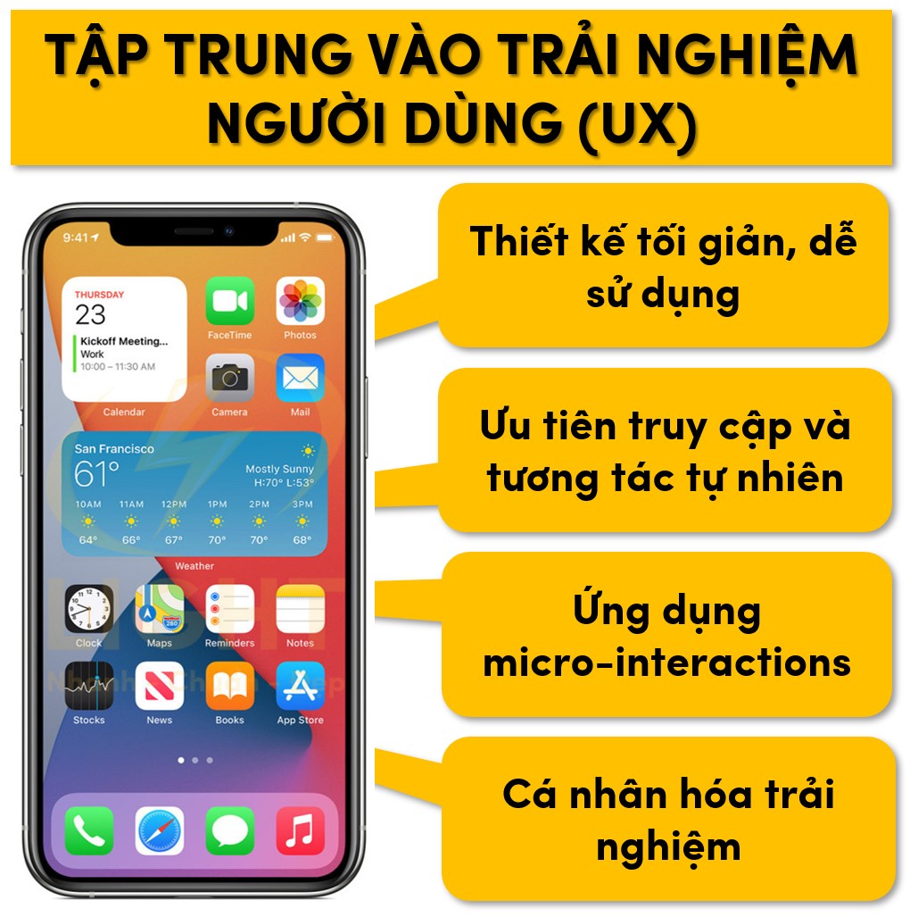 Tập trung vào trải nghiệm người dùng (UX)