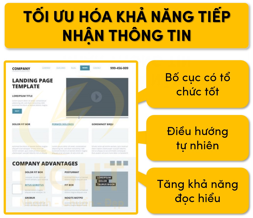 Tăng khả năng tiếp nhận thông tin