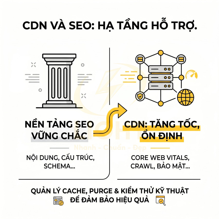 CDN có giúp website chuẩn SEO tốt hơn không?