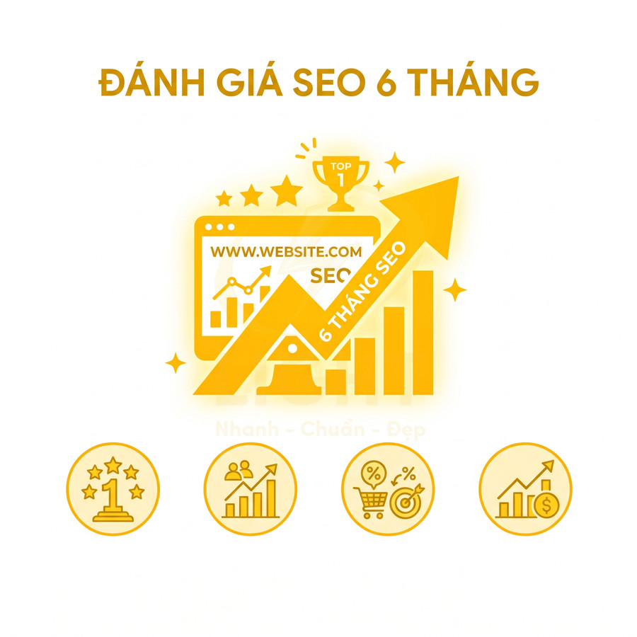 Sau 6 tháng, đánh giá website chuẩn SEO dựa trên chỉ số nào?