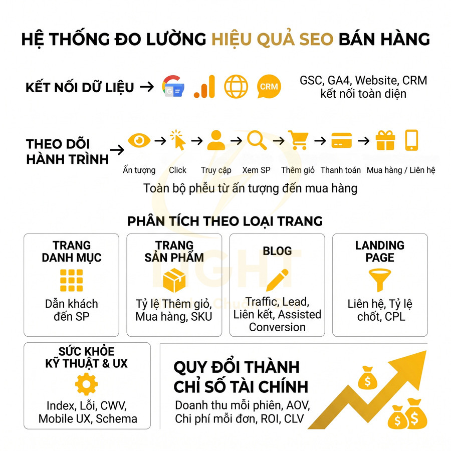 Cách đo hiệu quả SEO cho website bán hàng