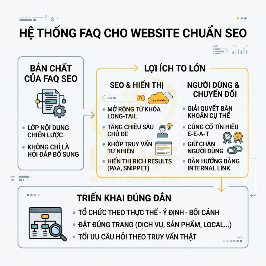 Website chuẩn SEO có cần trang FAQ không? Cách làm đúng để tăng hiển thị