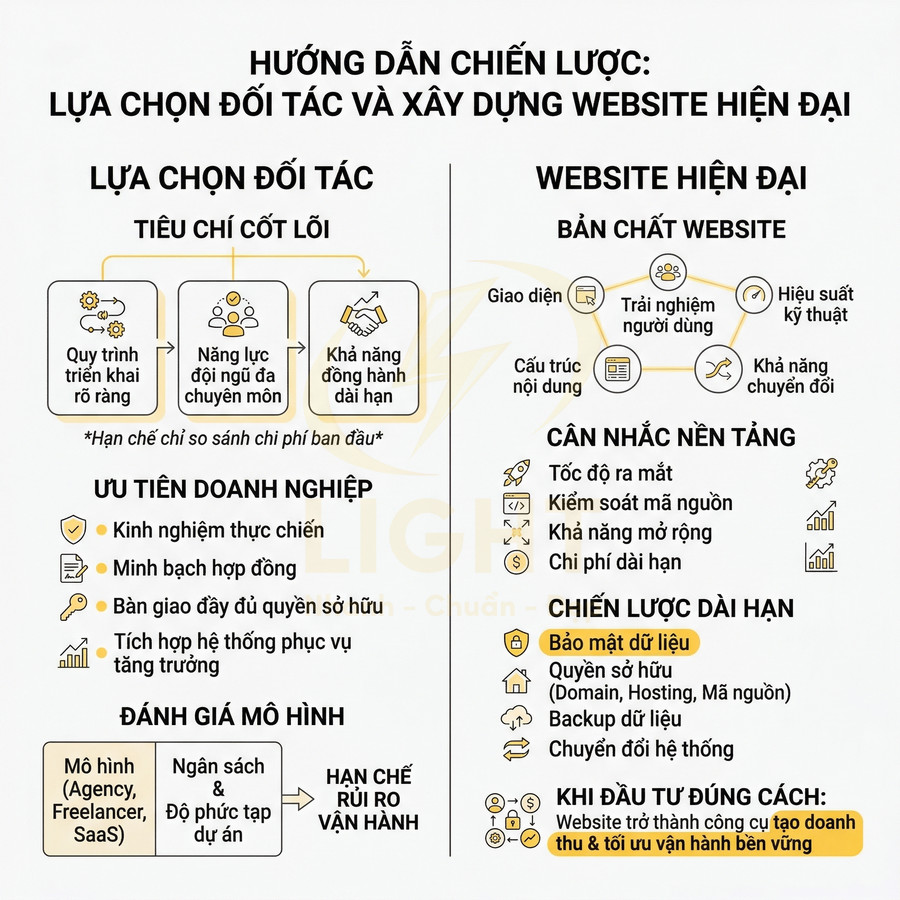 Kinh nghiệm chọn đơn vị nhận thiết kế website chuyên nghiệp