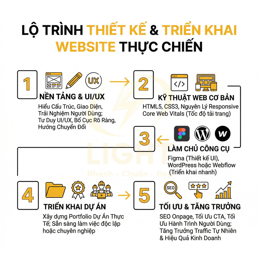 Dạy thiết kế website chuyên nghiệp cho người mới bắt đầu
