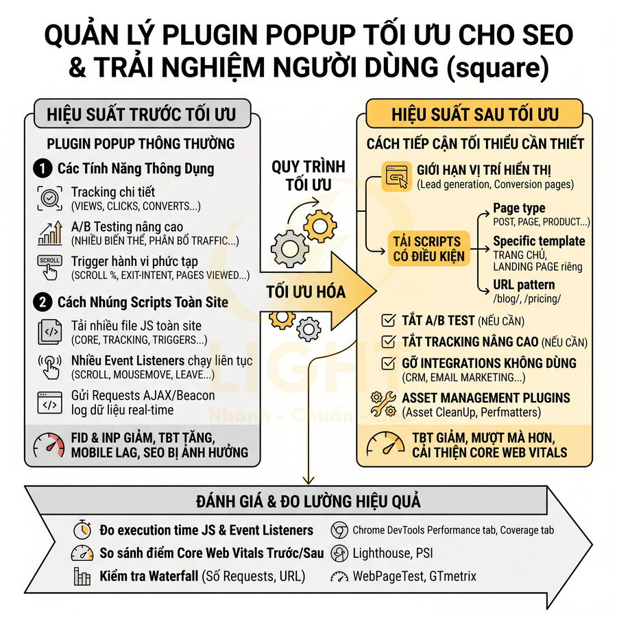 Hướng dẫn tối ưu plugin popup cho SEO và trải nghiệm người dùng với quy trình và chỉ số đo lường chi tiết